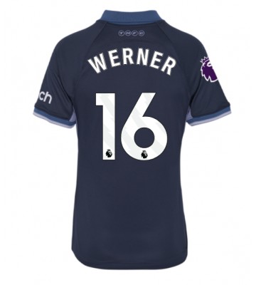 Tottenham Hotspur Timo Werner #16 Bortatröja Kvinnor 2023-24 Kortärmad